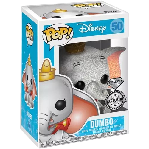 FUNKO POP! - Disney - Dumbo #50 Diamond Collection Exclusive