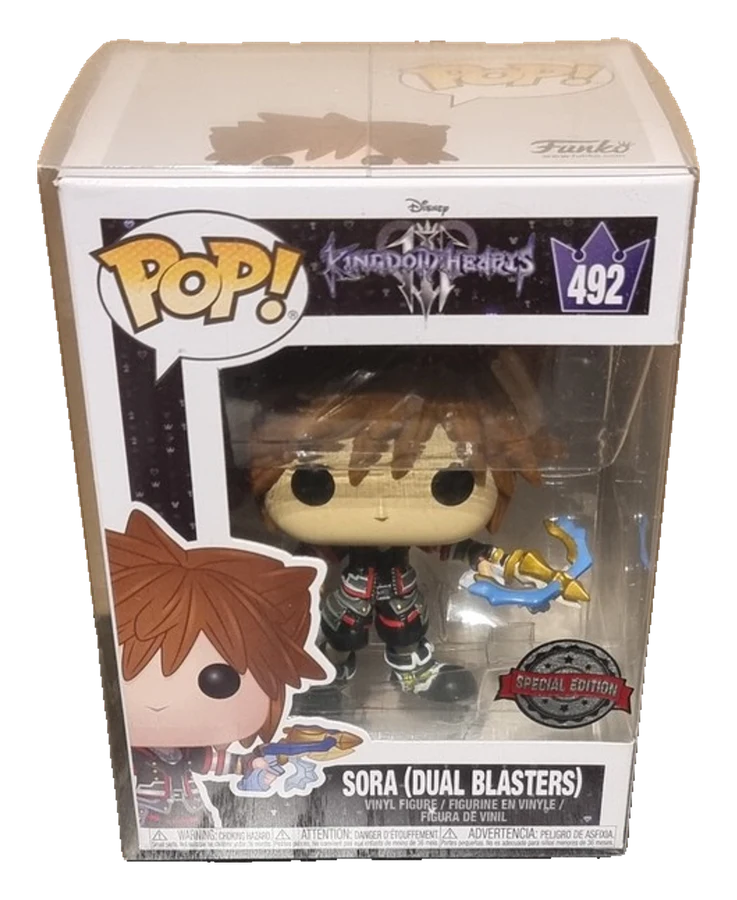 FUNKO POP! - Kingdom Hearts - Sora (Dual Blasters) #492 Special Edition