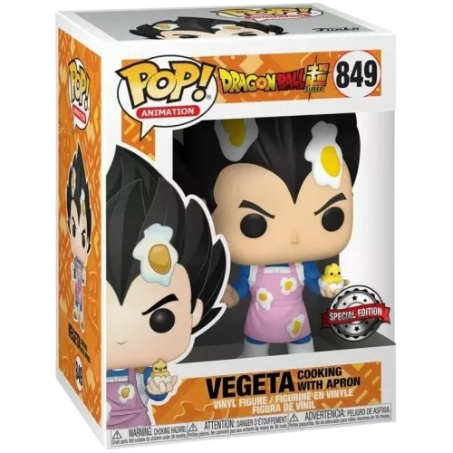 FUNKO POP! - Dragon Ball Super - Vegeta cooking with Apron #849 Special Edition