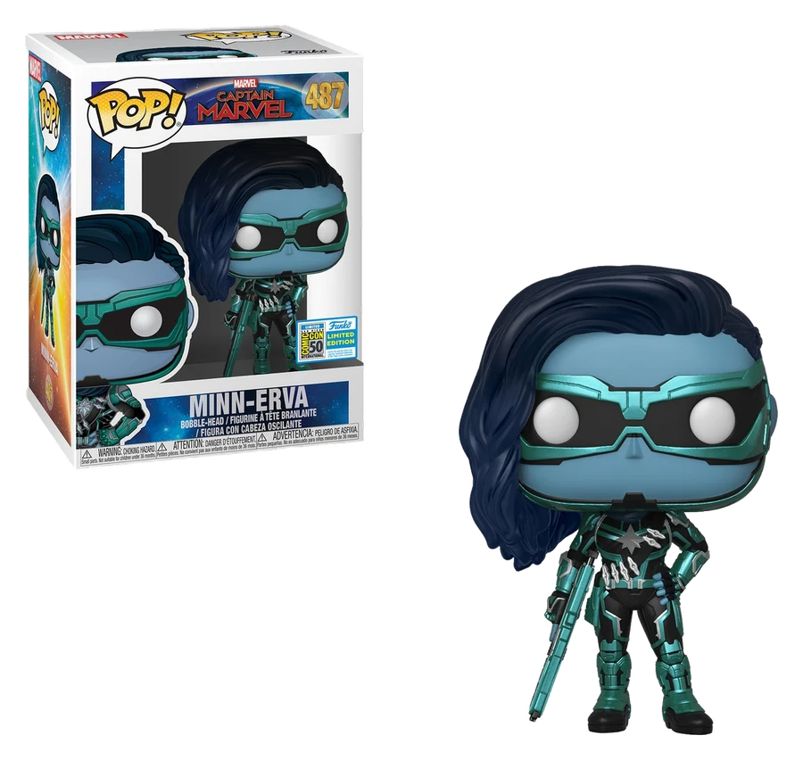 FUNKO POP! - Captain Marvel - Minn-Erva #487 2019 Summer Convention Limited Edition