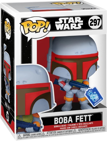 FUNKO POP! - Star Wars - Boba Fett #297 Funko Club Exclusive